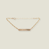 Engraved Bar Bracelet