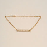 Engraved Bar Bracelet