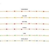 Enamel Double Strand Bracelet