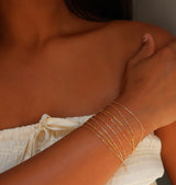 Enamel Double Strand Bracelet