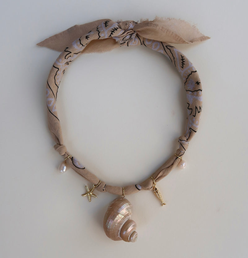 Bandana Charm Necklace