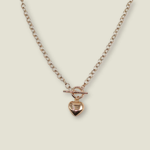 Puff Heart Necklace