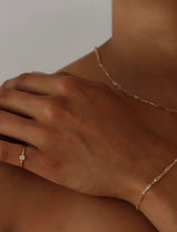 XL Gold Filled CZ Stacking Ring