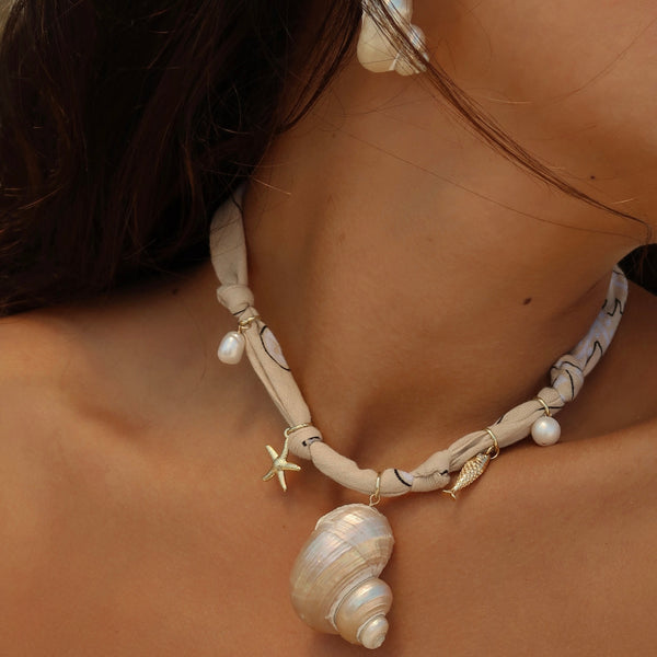 Bandana Charm Necklace