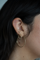 40 MM Gold Filled Hoops