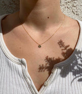 Stamped Initial Necklace