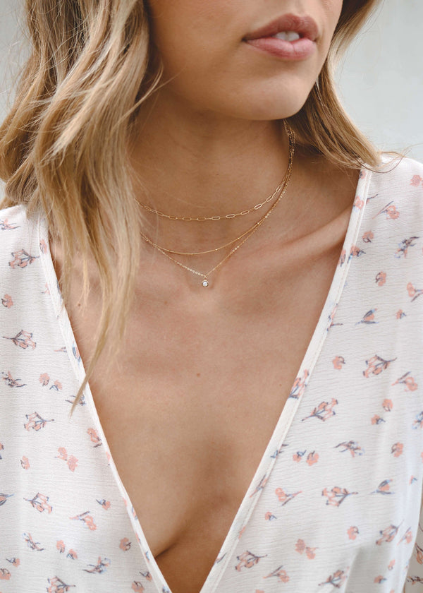 Petite CZ Necklace