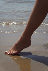 Five Coin Dotted Anklet